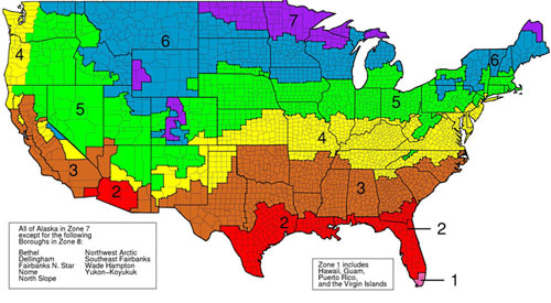 r-value insulation map based on climate in Nevada